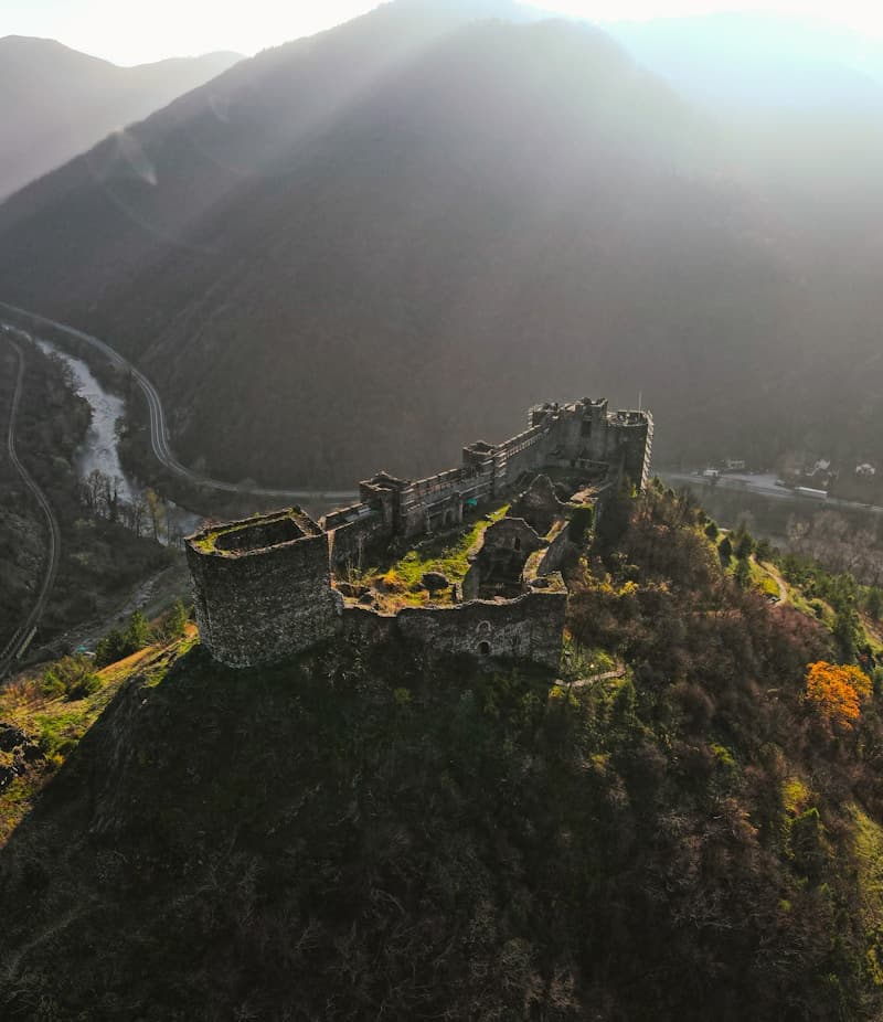 Helicopter over the Wild Great Wall